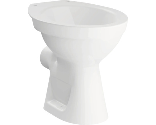 Stand-WC Tiefspüler mit Spülrand weiß glänzend ohne WC-Sitz 003-2209