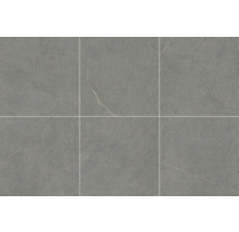 FLAIRSTONE Feinsteinzeug Terrassenplatte Canyon Grey rektifizierte Kante 90 cm x 90 cm x 2 cm