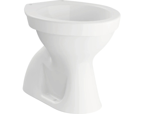 Stand-WC Tiefspüler mit Spülrand Abgang senkrecht weiß glänzend ohne WC-Sitz