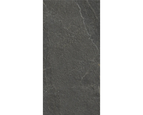 Dunkle Steinzeugfliese mit matter Oberfläche