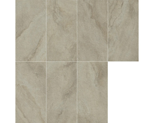 Mehrere Bodenfliesen mit Steinoptik