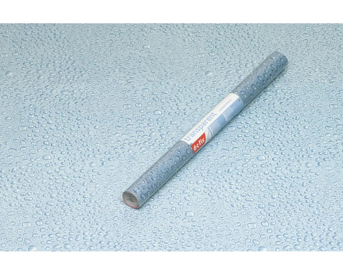 Rolle transparente Klebefolie mit Wassertropfenmuster