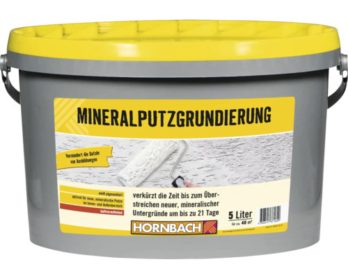 HORNBACH Mineralputzgrundierung weiß 5 l-0