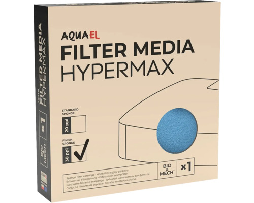 AquaEL Filtermedien Hypermax Packung mit Filterschwamm