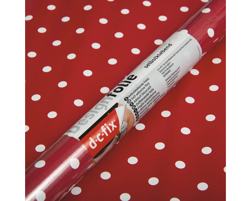 Rolle selbstklebende Dekorfolie mit Punktmuster