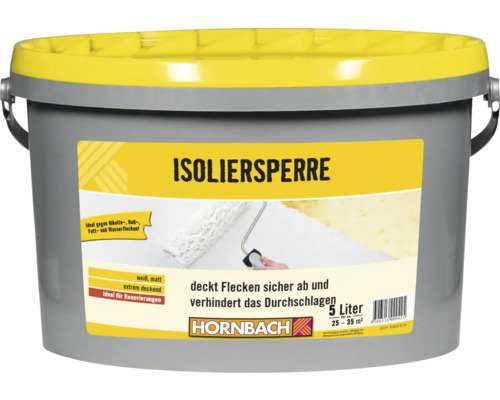 HORNBACH Isolierfarbe Isoliersperre Nikotinsperre weiß 5 l