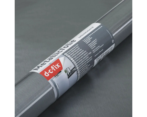 d-c-fix® Klebefolie Metallic Brush silber 45x150 cm