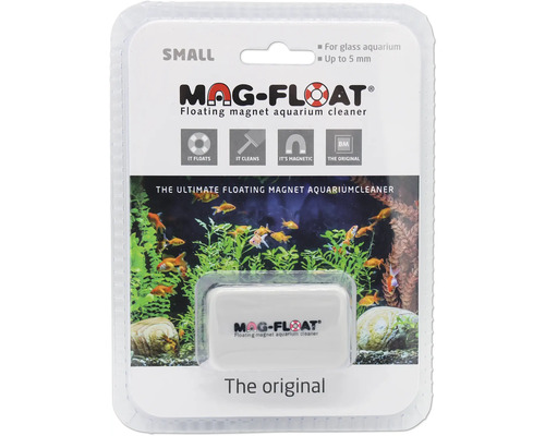 Scheibenreiniger Mag-Float Algenmagnet Small Aquarium Algenmagnet schwimmend ca. 6 x 5,5 x 3 cm Glasstärke bis 5 mm