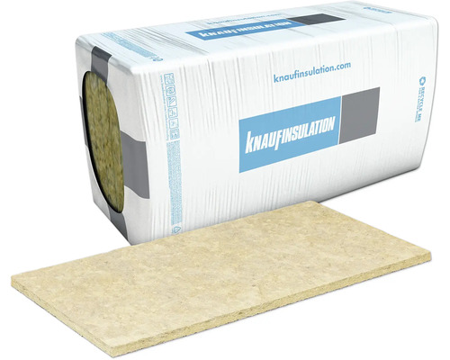 Knauf Insulation Trittschalldämmplatte TPT WLS 035 für Estricharten mit Nutzlasten bis 10 kPa 1200 mm x 625 mm x 12 mm