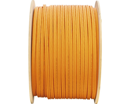 Glasfaserkabel auf einer Holzspule