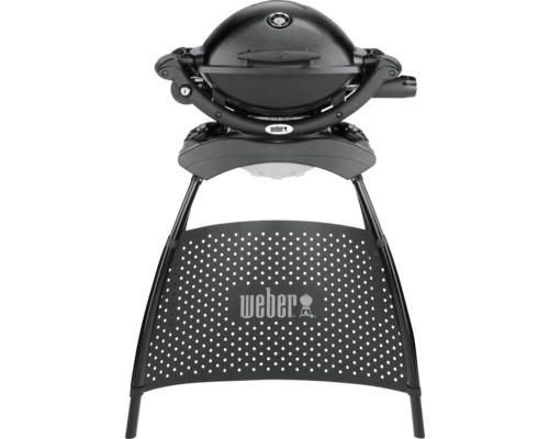 Weber Gasgrill mit Standfuß für den Außenbereich