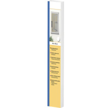 Insektenschutz Rahmenfenster Aluminium ohne Bohren weiss 130x150 cm-thumb-5