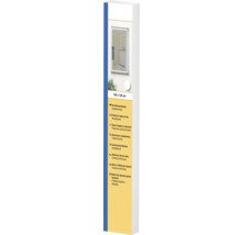 Insektenschutz Rahmenfenster Aluminium ohne Bohren weiss 100x120 cm-thumb-5