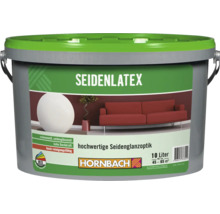 HORNBACH Latexfarbe Seidenlatex weiß 10 l-thumb-0