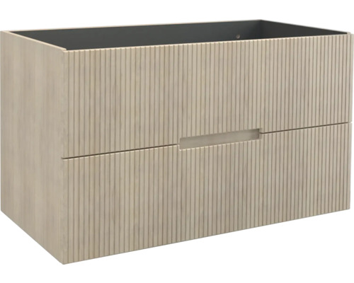 Jungborn Waschtischunterschrank SEDICI BxHxT 100 x 57 x 50 cm Frontfarbe tabak eiche matt 55740