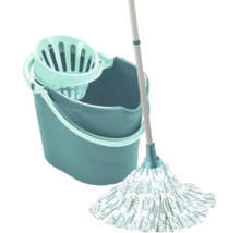 Moppeimer mit Auswringer und Bodenwischer