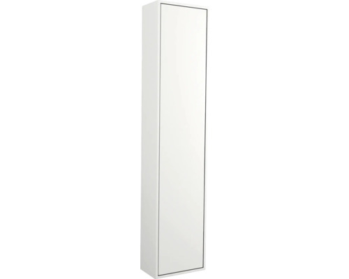 Jungborn Hochschrank NOVE BxHxT 35 x 160 x 20 cm Frontfarbe weiß matt 55786 Weißer Badezimmerschrank zur Wandmontage