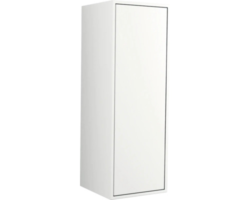 Jungborn Hochschrank NOVE BxHxT 35 x 100 x 35 cm Frontfarbe weiß matt 55790 Weißer Badezimmer-Hängeschrank zur Wandmontage