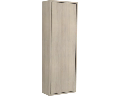 Jungborn Hochschrank NOVE BxHxT 35 x 100 x 20 cm Frontfarbe tabak eiche matt Hängeschrank mit Holzfront