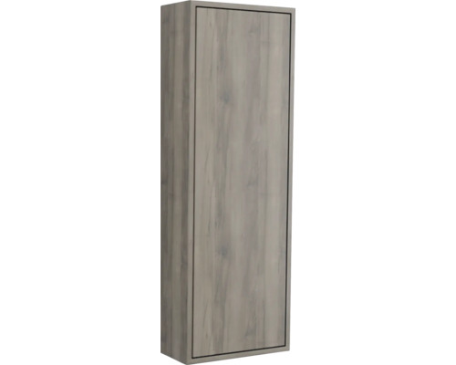 Jungborn Hochschrank NOVE BxHxT 35 x 100 x 20 cm Frontfarbe nuss matt 55797 Hochschrank mit Holzmuster