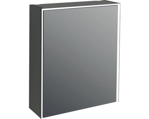 Spiegelschrank Jungborn QUATTRO SEDICI NOVE 60 x 20 x 70 cm schwarz matt 1-türig LED IP 44