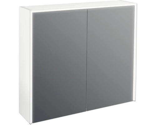 Spiegelschrank Jungborn QUATTRO SEDICI NOVE 80 x 20 x 70 cm weiß matt 2-türig LED IP 44