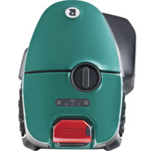 Rasentraktor-Roboter mit Stopptaste