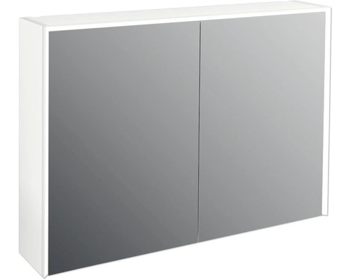 Spiegelschrank Jungborn QUATTRO SEDICI NOVE 100 x 20 x 70 cm weiß matt 2-türig LED IP 44