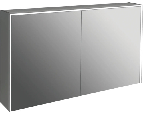 Spiegelschrank Jungborn QUATTRO SEDICI NOVE 120 x 20 x 70 cm schwarz matt 2-türig LED IP 44