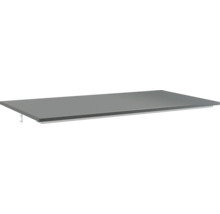 Waschtischplatte Jungborn SEDICI 101 x 50 cm schwarz matt ohne Ausschnitt