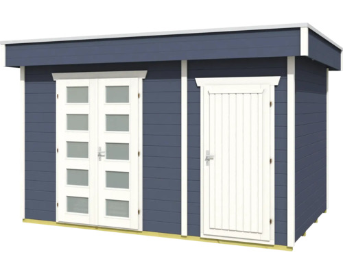 Gartenhaus mit Doppeltür und Einzeltür