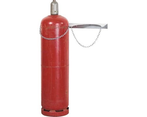 Gasflaschen-Wandhalter WH 320-S aus Stahl, verzinkt, für 2 Flaschen mit max. 320 mm Ø