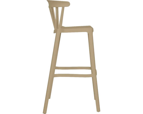 Hocker mit Rückenlehne