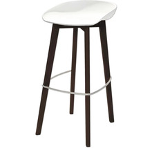 Barhocker mit Fußstütze und Sitzfläche