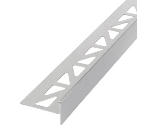 Fliesenprofil aus Metall mit Dreiecksausschnitten