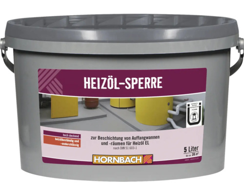 HORNBACH Heizölsperre rotbraun 5 l-0