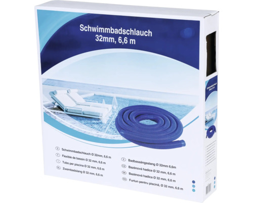 Schwimmbadschlauch 32 Millimeter, 6,6 Meter Verpackung