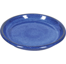 Blauer Untersetzer aus Keramik
