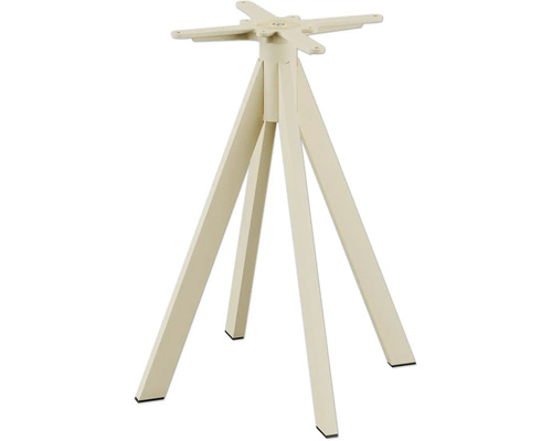 Tischgestell Infinity niedrig Edelstahl 60×60×72 cm sand