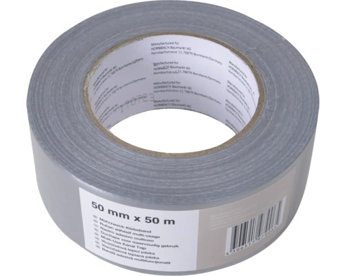 Graues Mehrzweck-Klebeband, 50 Millimeter mal 50 Meter