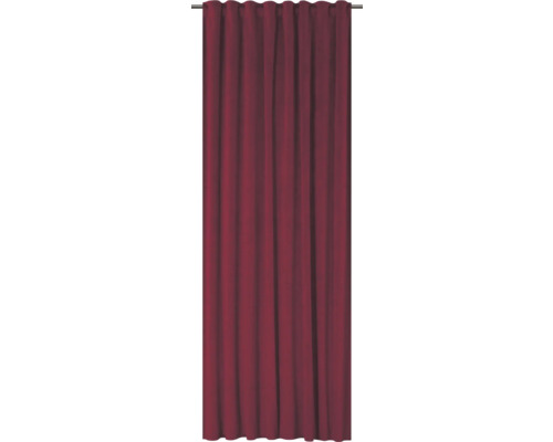 Vorhang mit Universalband Velvet bordeaux 140x280 cm