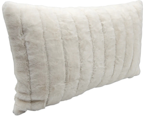 Dekokissen mit Fellstruktur