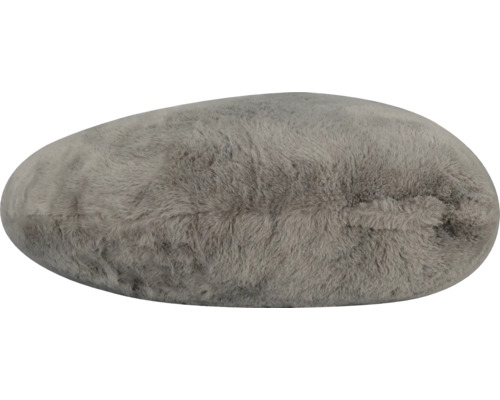 Dekokissen in Steinform mit Fellstruktur