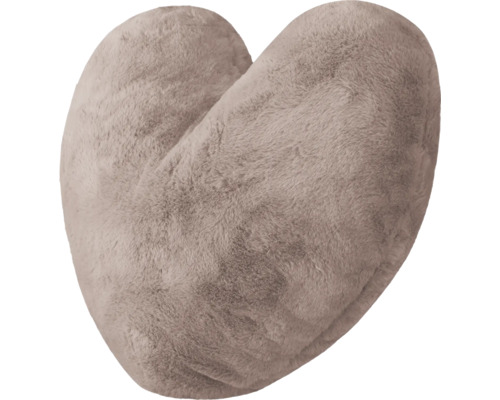 Herzförmiges Kissen aus Stoff