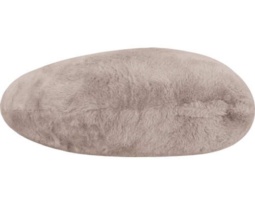 Dekokissen in Steinform mit Felloptik