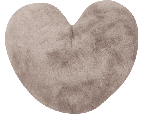 Herzförmiges Kissen aus Stoff