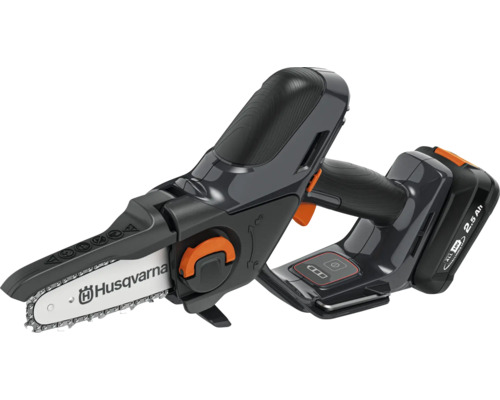 Akku Astsäge/Minikettensäge/Gehölzschneider Husqvarna Aspire P5 P4A inkl. 2,5Ah Akku und Ladegerät Akku Kettensäge