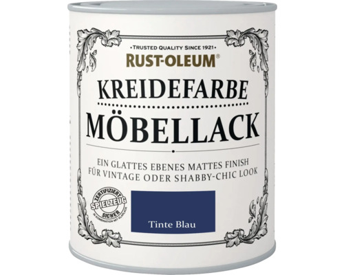 Rust-Oleum Kreidefarbe Möbellack Tinte blau 750 ml