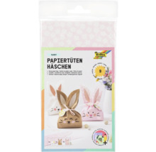 Verpackung mit neun Papierbeuteln für Ostergeschenke im Hasen Design