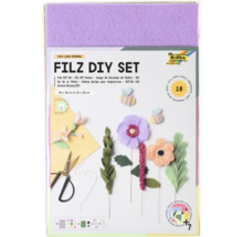 Filz Bastelset Frühling mit 18 Teilen